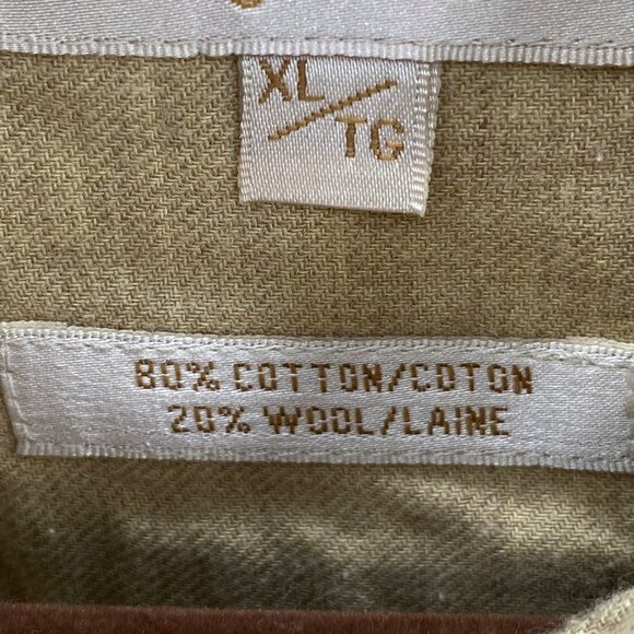 Viyella Long Sleeve Button Down Tan Shirt Men’s Size XL - Picture 4 of 5